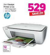 HP 3 In 1 Deskjet Printer 2130