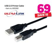 Ultra-Link USB 2.0 Printer Cable
