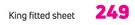Design Studio King Fitted Sheet 137 x 203 cm 35 cm Hem-Each