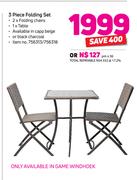 3 Piece Folding Set