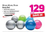 Trojan 55 cm, 65 cm, 75 cm Bady Ball-Each