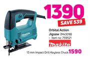 Makita 13 mm Impact Drill Keyless Chuck