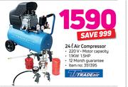 Tradeair 24Ltr Air Compressor