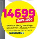Samsung Superstar Side By Side Fridge 