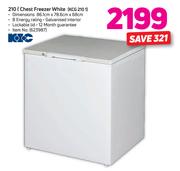 KIC 210Ltr Chest Freezer (White) KCG210 1