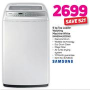 Samsung 9kg Top Loader Washing Machine (White) WA90H4200SW
