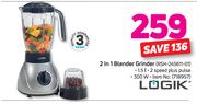 Logik 2-In-1 Blender Grinder RSH-245611-01