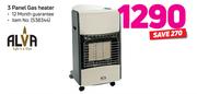 Alva 3 Panel Gas Heater
