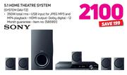 Sony 5.1 Home Theatre System SYSTEM DAV-TZ