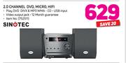 Sinotec 2.0 Channel DVD/Micro/Hi-Fi