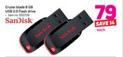 SanDisk Cruzer Blade 8 GB USB 2.0 Flash Drive-Each