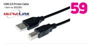 Ultra Link USB 2.0 Printer Cable
