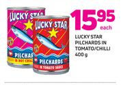 Lucky Star Pilchards In Tomato/Chilli-400g Each