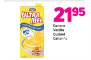 Danone Vanilla Custard Carton-1Ltr