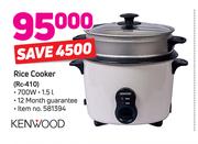 Kenwood 1.5Ltr Rice Cooker