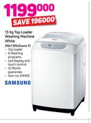 Samsung 13KG Top Loader Washing Machine (White)