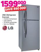 LG 258L Refrigerator Evercool