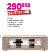 Flores Entertainment Unit Excluding Accessories
