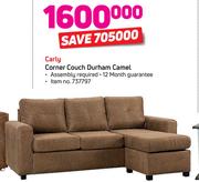 Carly Corner Couch (Durham Camel)