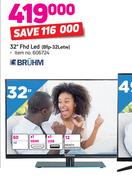 Bruhm 32" FHD LED TV BFP32LETW