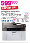 Samsung M2070F Mono Laser All In One Laser Printer PRHPSS94H