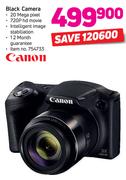 Canon 20MP Black Camera