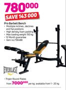 Everlast Pro Barbell Bench