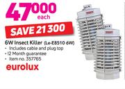 Eurolux 6W Insect Killer LE E8510 6W-Each