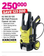 Karcher K2 360 20 120 Bar High Pressure Cleaner K@ 360