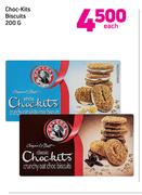 Choc Kits Biscuits-200g Each