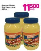 American Garden Real Mayonnaise-887ml Each