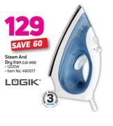 Logik Steam And Dry Iron LSI-005