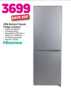 Hisense 299Ltr Bottom Freezer Fridge H299BME