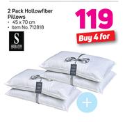 Sheraton 2 Pack Hollowfiber Pillows-For 4