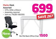 Nix Mid Back Office Chair-Each