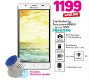 Hisense Dual Sim Infinity Smartphone U989 S + Bluetooth Speaker