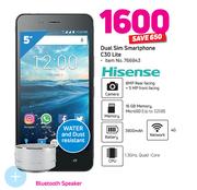 Hisense Dual Sim Smartphone C30 Lite + Bluetooth Speaker