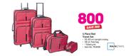 Mainstays 4 Piece Red Travel Set
