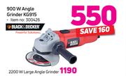 Black & Decker 2200 W Large Angle Grinder
