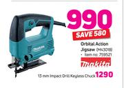 Makita 13mm Impact Drill Keyless Chuck