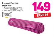 Everlast Evercool Exercise Mat 6mm-Each