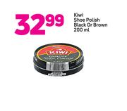 Kiwi Shoe Polish Black Or Brown-200ml Each