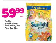 Sunlight Handwashing Powder Regular Flexi Bag 3kg-Each