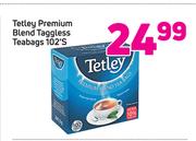 Tetley Premium Blend Taggless Teabags-102's