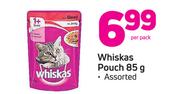 Whiskas Pouch 85g-Per Pack