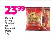Fatti's & Moni's Spaghetti Or Macaroni Pasta 1kg-Each