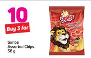 Simba Assorted Chips-3 x 36g