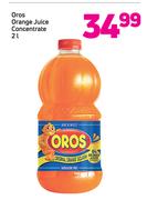 Oros Orange Juice Concentrate-2Ltr