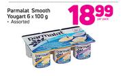 Parmalat Smooth Yougart 6 x 100g-Per Pack