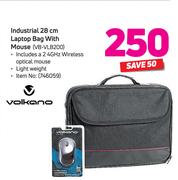 Volkano Industrial 28cm Laptop Bag With Mouse VB-VLB200